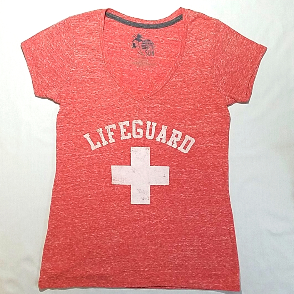 Lifeguard Tee Vintage Style Size Large